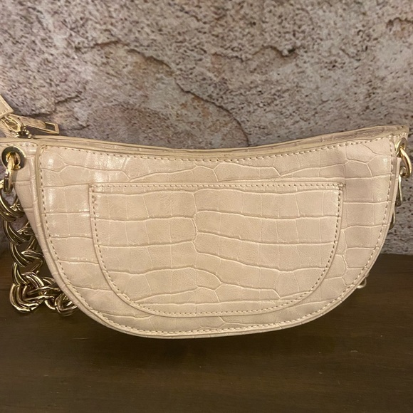 ZARA Ivory Croc Patterned Purse - Picture 2 of 6